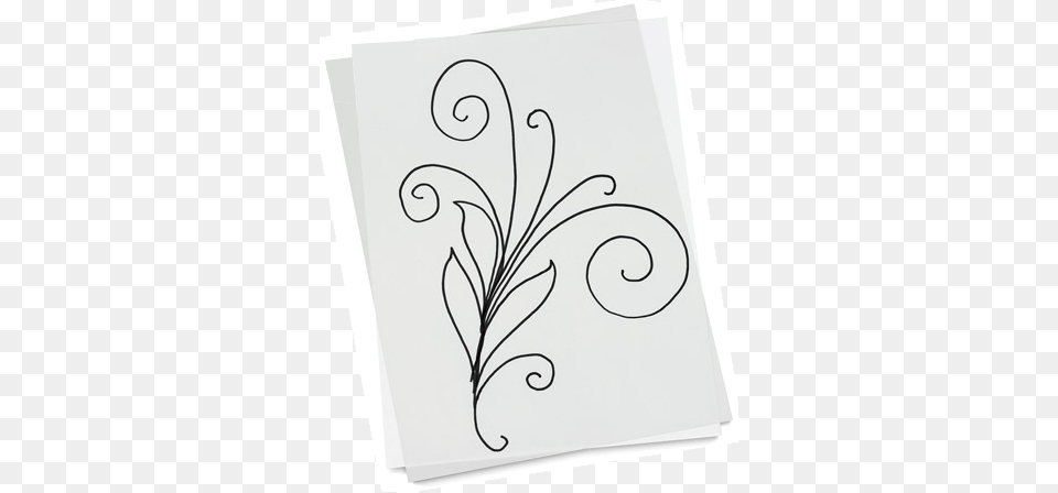 Place It Under A Piece Of Adhesive Film And Trace It Sketch, Art, Floral Design, Graphics, Pattern Free Png