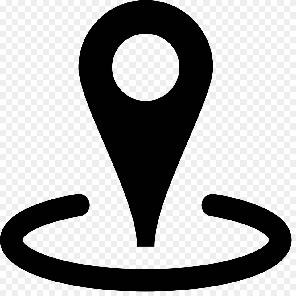 Place Marker Icon, Gray Free Png