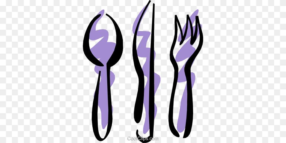 Place Setting Royalty Vector Clip Art Illustration, Cutlery, Fork, Spoon, Weapon Png