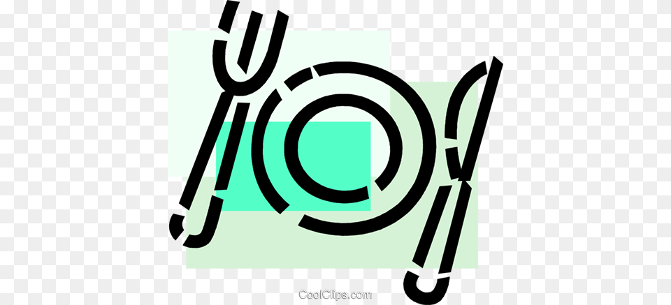 Place Settings Royalty Vector Clip Art Illustration, Cutlery, Fork, Weapon, Ammunition Free Png Download