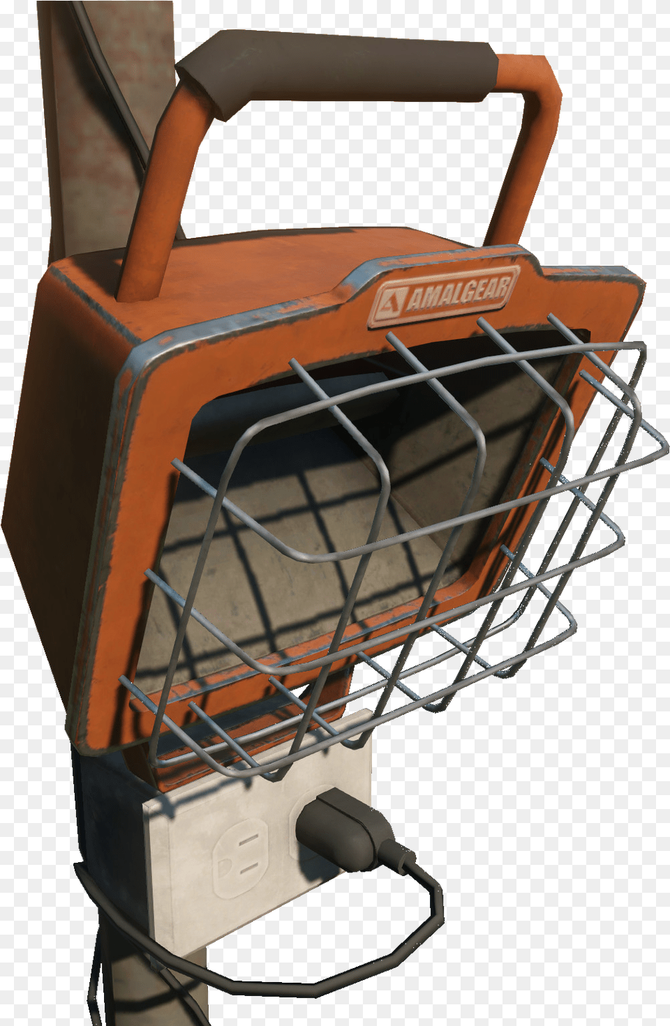 Placeable Work Light Bicycle Front And Rear Rack, Appliance, Device, Electrical Device, Heater Free Transparent Png