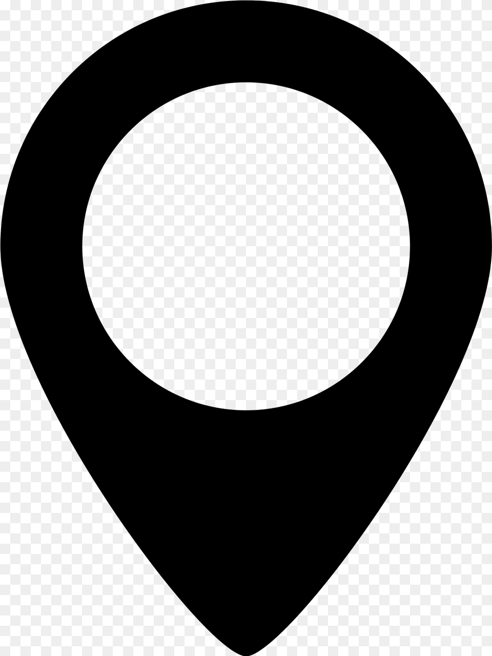 Placeholder Black Symbol Map Point, Gray Free Transparent Png