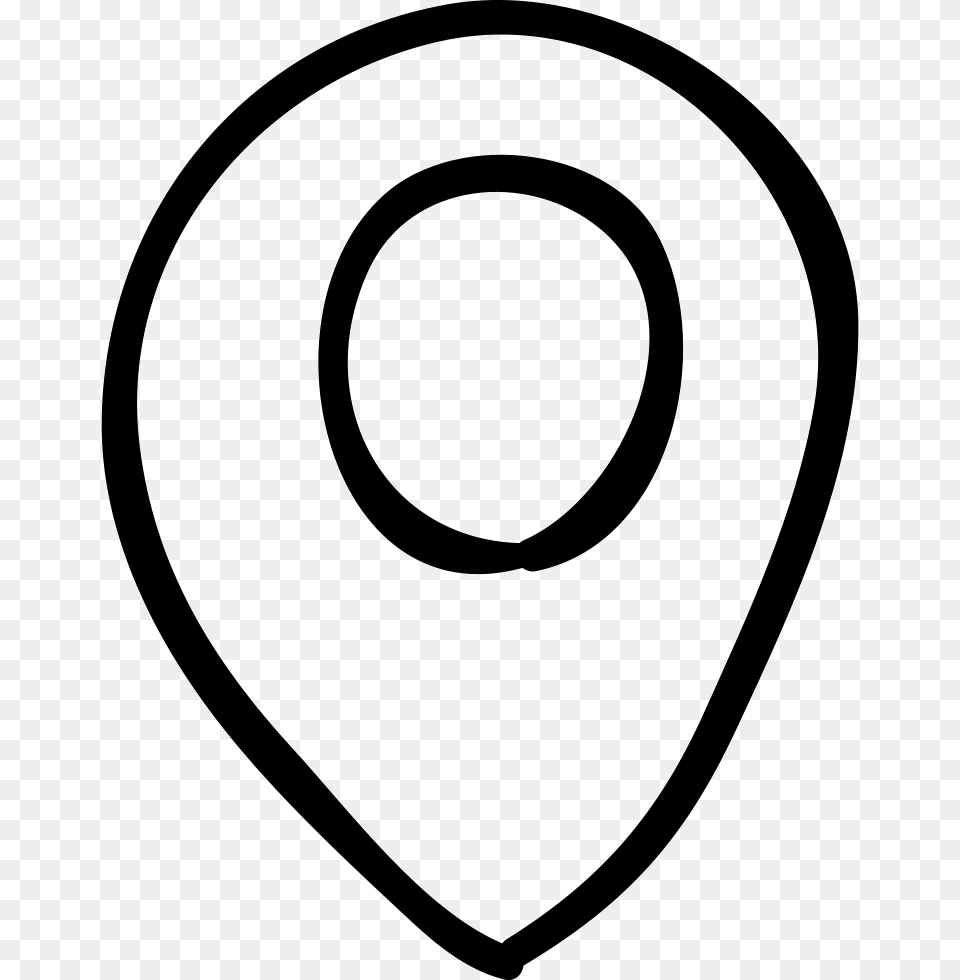 Placeholder Hand Drawn Outline Hand Drawn Map Point Icon, Text Png Image