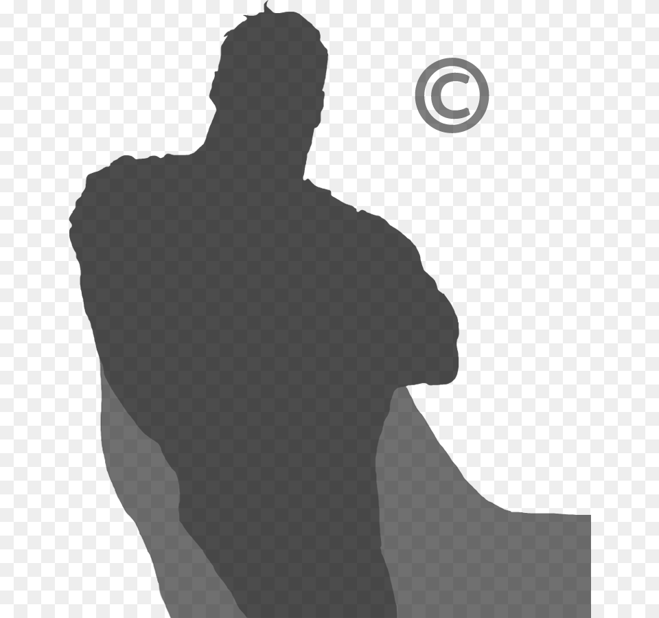 Placeholder Male Superhero C Superhero Back, Silhouette, Lighting Free Png Download