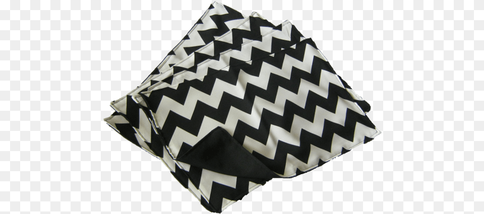 Placemat Black And White Chevron Pattern Placemat, Cushion, Home Decor, Pillow Png Image