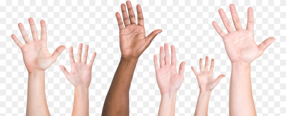 Placerock Ontario Burlington Raise Hands, Body Part, Finger, Hand, Person Free Png Download