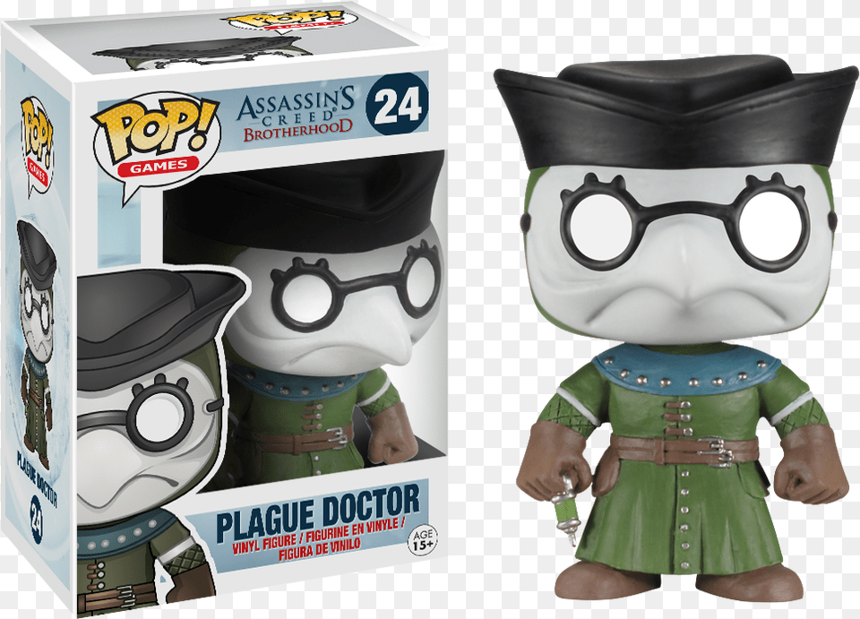 Plague Doctor Assassins Creed Funko Pop, Accessories, Glasses, Goggles, Baby Png