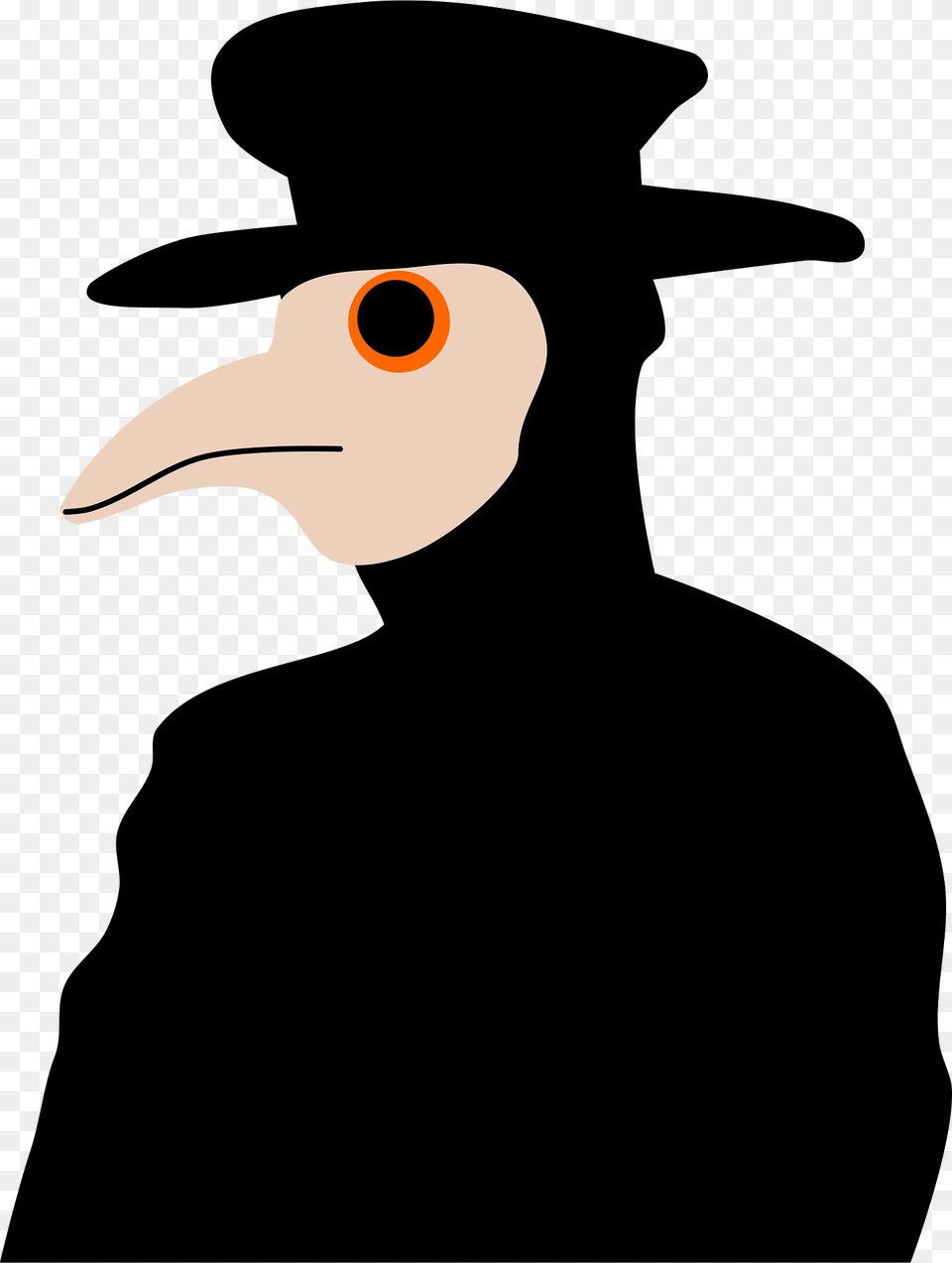 Plague Doctor Clipart, Animal, Beak, Bird, Vulture Png Image