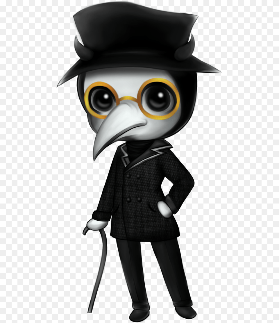 Plague Doctor Cute Animated Plague Doctor, Alien, Baby, Person, Clothing Free Png