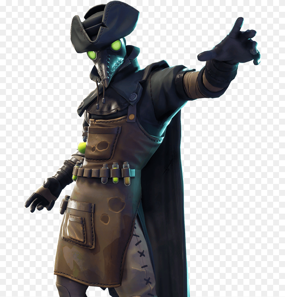 Plague Doctor Fortnite Skin, Clothing, Glove, Costume, Person Png