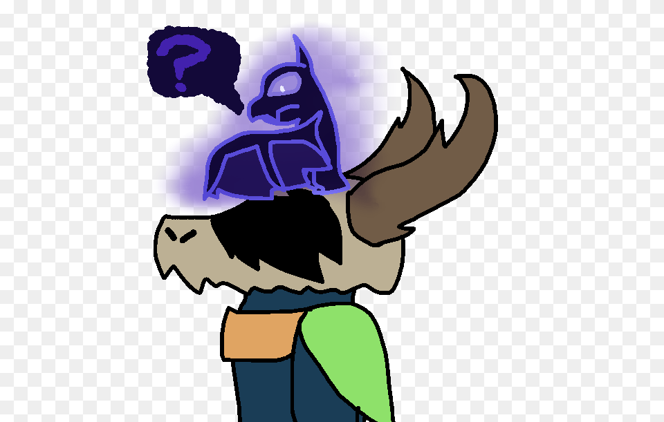 Plague Knight Wearing Deer Skull, Baby, Person, Cartoon, Face Free Png Download