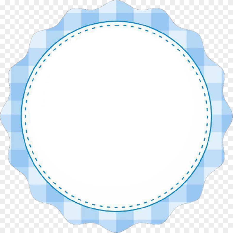Plaid Circle Round Cute Tag Label Scrapbooking Scraps Cute Circle Label, Art, Oval, Porcelain, Pottery Free Png