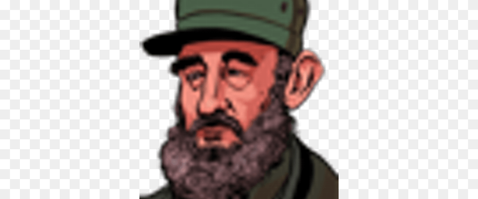 Plaid Fidel Castro Fidel Castro, Beard, Face, Head, Person Free Png Download