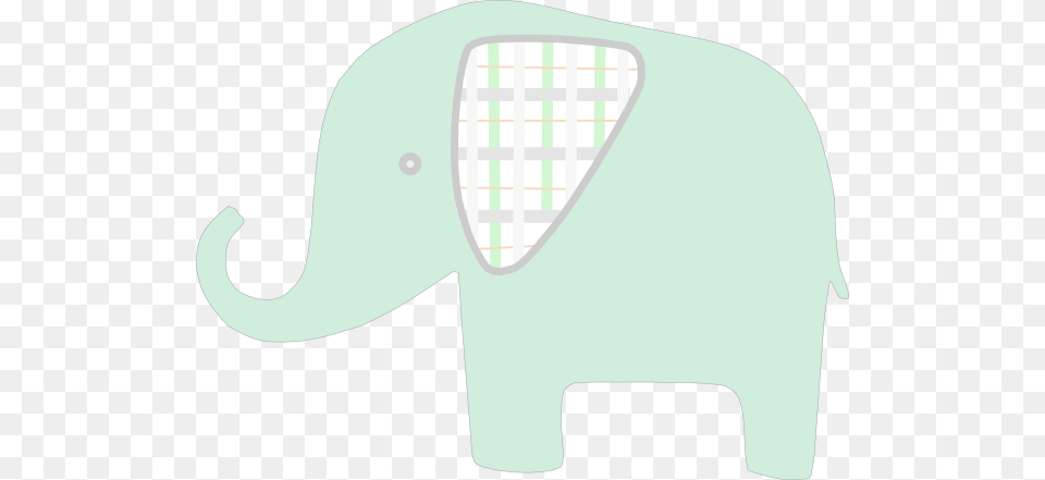 Plaid Green Elephant Clip Arts For Web, Animal, Mammal, Wildlife Free Transparent Png