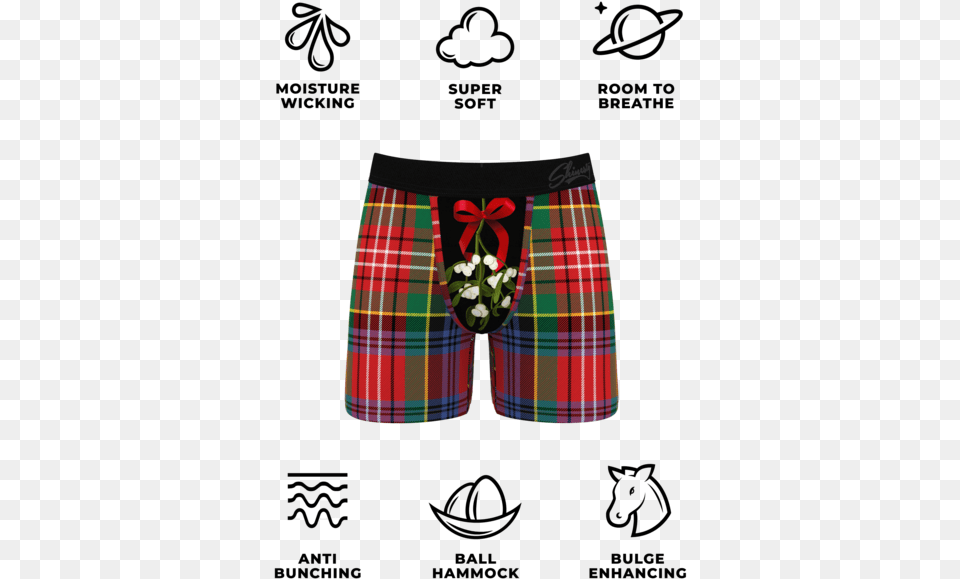 Plaid Mistletoe Boxers For Menitemprop Image Tintcolor American Eagle Boxers Guide, Clothing, Shorts, Tartan Free Png