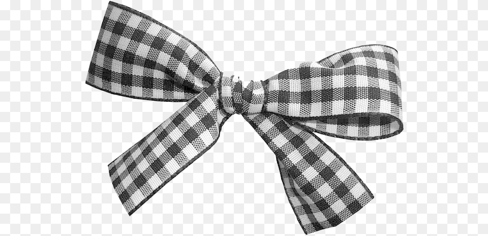 Plaid Ribbon Image Christmas Bow Black And White Transparent Background, Accessories, Formal Wear, Tie, Bow Tie Free Png