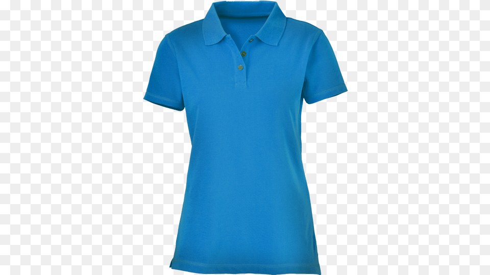 Plain Aqua Blue Women39s Polo Shirt Aqua Blue Polo Shirt, Clothing, T-shirt Png