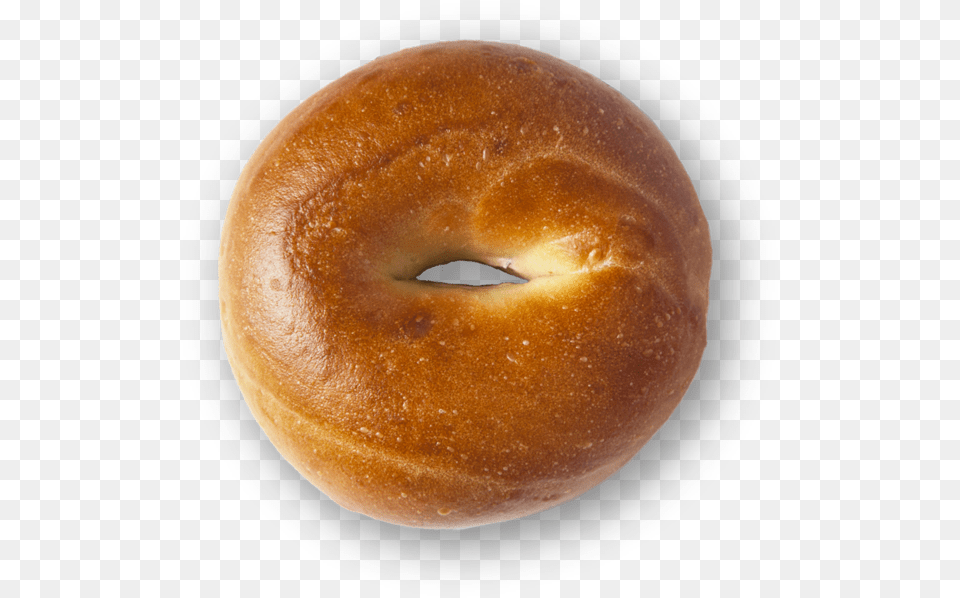 Plain Bagel Bun, Bread, Food Png Image