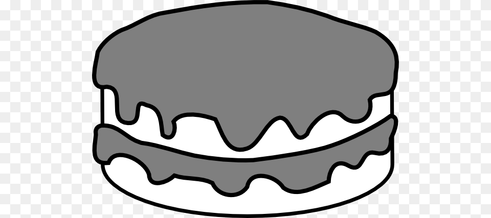 Plain Black And White Cake Clip Art, Body Part, Mouth, Person, Teeth Free Png