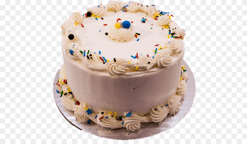 Plain Cake, Birthday Cake, Cream, Dessert, Food Free Png Download