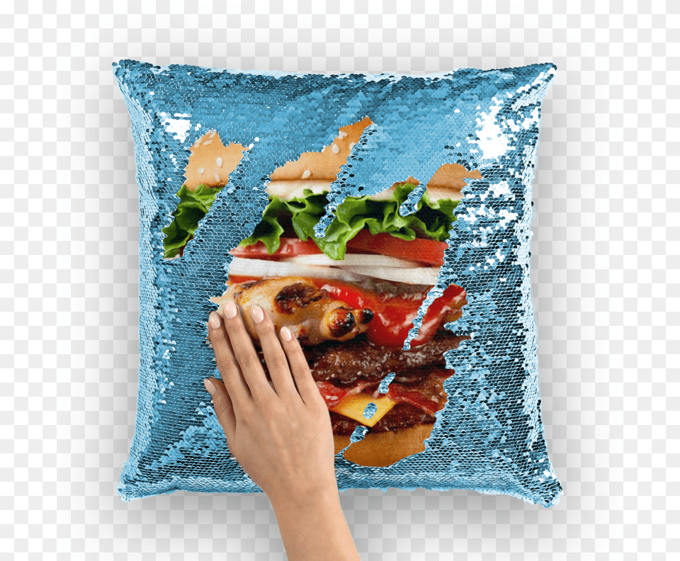 Plain Cheeseburger, Cushion, Home Decor, Food, Lunch Free Transparent Png