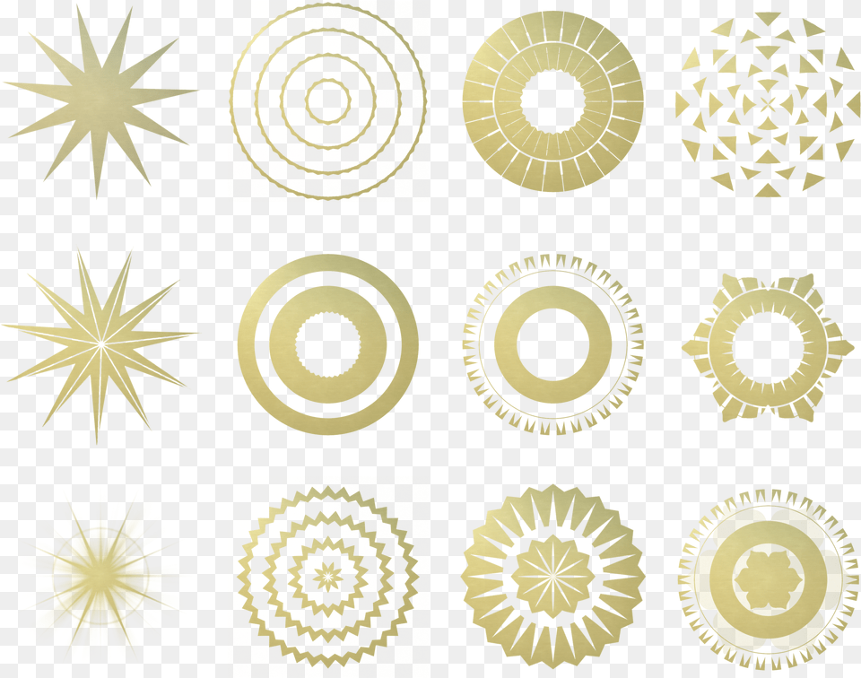 Plain Christmas Stars By Annapaar Circle, Art, Pattern, Graphics Png