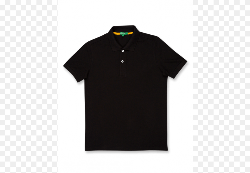 Plain Collar T Shirt Black, Clothing, T-shirt, Sleeve Png Image