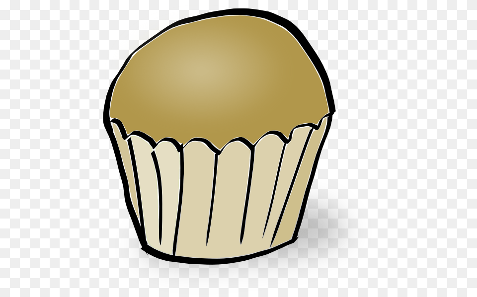 Plain Cupcake Clip Art, Cake, Cream, Dessert, Food Free Png Download