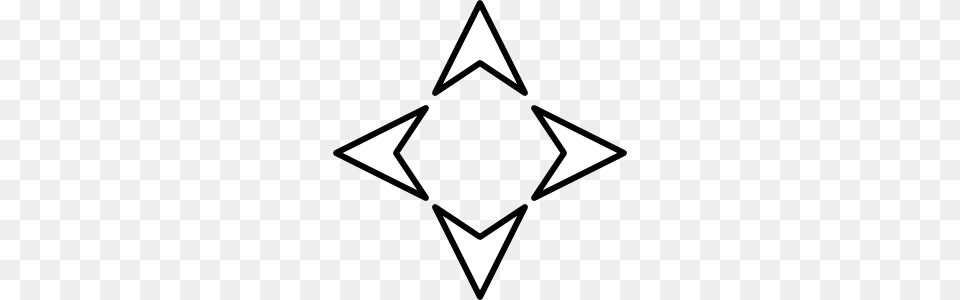 Plain Direction Arrows Clip Art Free Vector, Star Symbol, Symbol Png Image