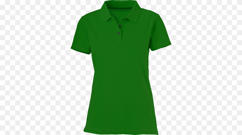 Plain Emerald Green Womens Polo Shirt Cutton Garments, Clothing, T-shirt Png Image