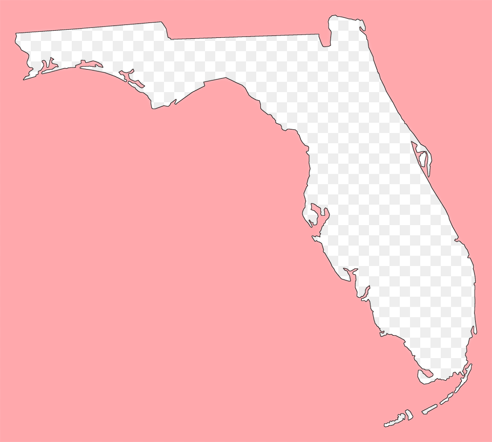 Plain Frame Style Maps White Logo Florida, Outdoors, Land, Nature, Chart Png