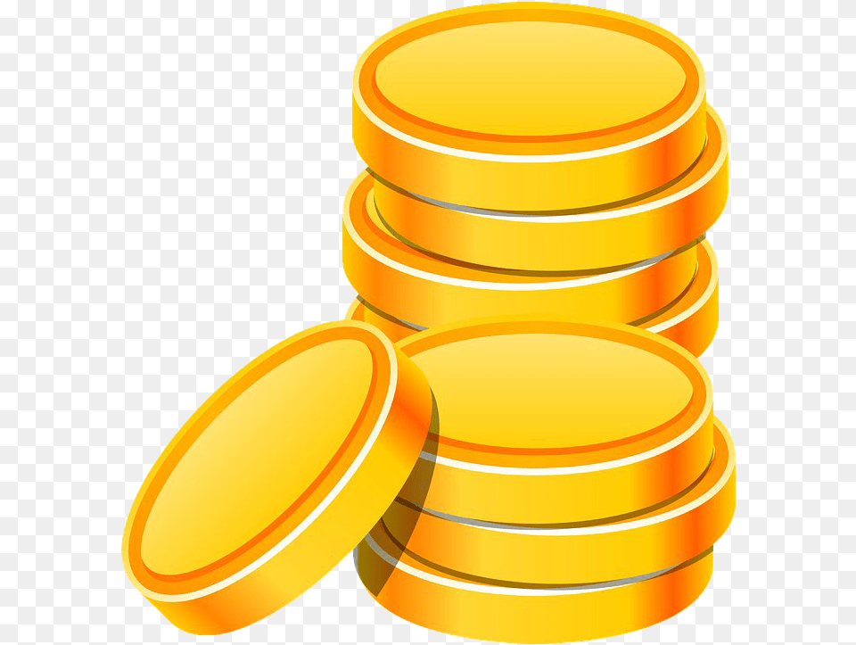 Plain Game Gold Coin All Game Gold Coin, Tape, Money Free Png Download