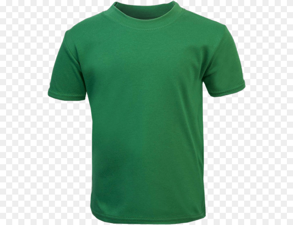 Plain Green T Shirt Blank Green T Shirt, Clothing, T-shirt Png Image