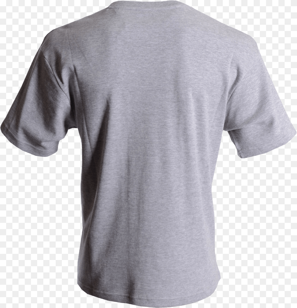 Plain Grey T Shirt Photo Ribbed Neck T Shirt, Clothing, T-shirt Free Png
