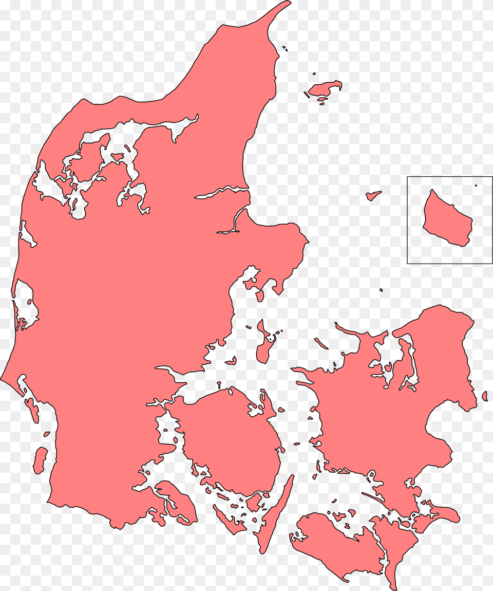 Plain Map Of Denmark, Adult, Male, Man, Person Free Png