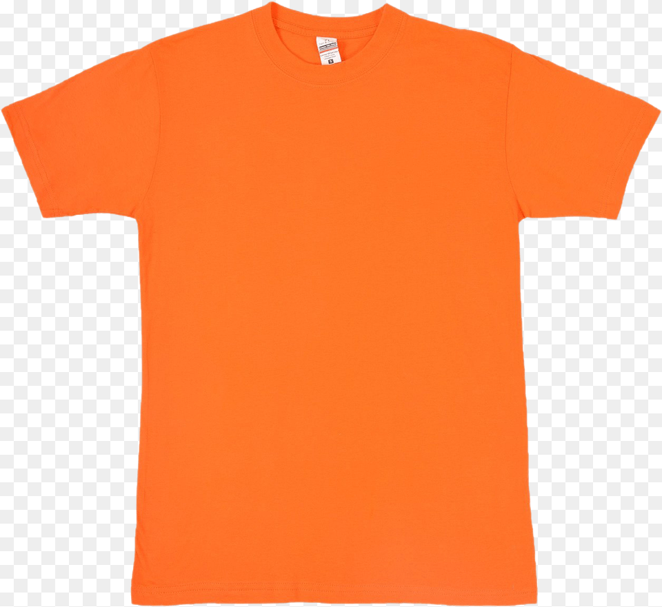 Plain Orange T Shirt Arts Active Shirt, Clothing, T-shirt Png Image
