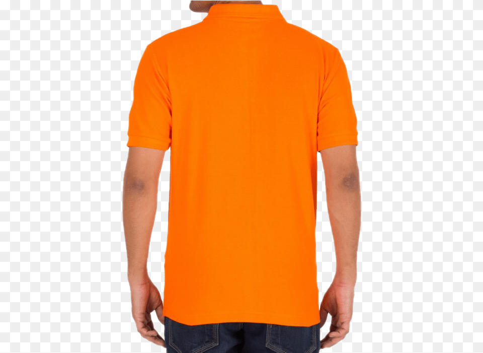 Plain Orange T Shirt High Quality Polo Shirt, Clothing, Sleeve, T-shirt, Long Sleeve Png Image