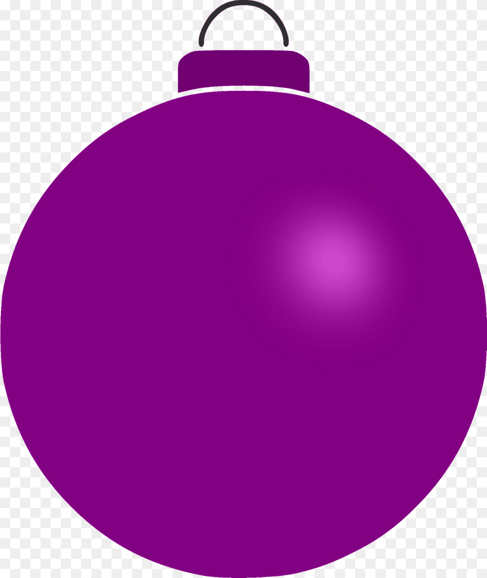Plain Purple Bauble Clipart, Sphere, Balloon, Ammunition, Weapon Png Image
