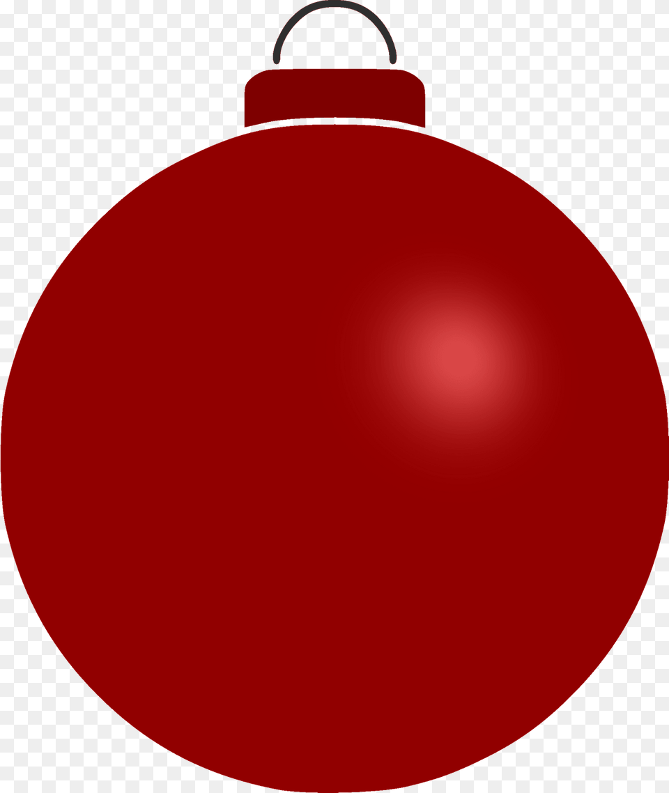 Plain Red Bauble Clipart, Ammunition, Bomb, Weapon, Accessories Free Png