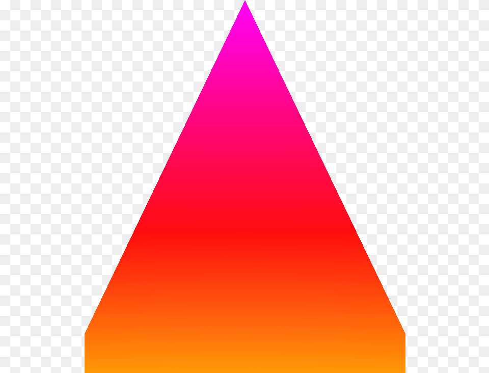 Plain Red Triangle Free Png