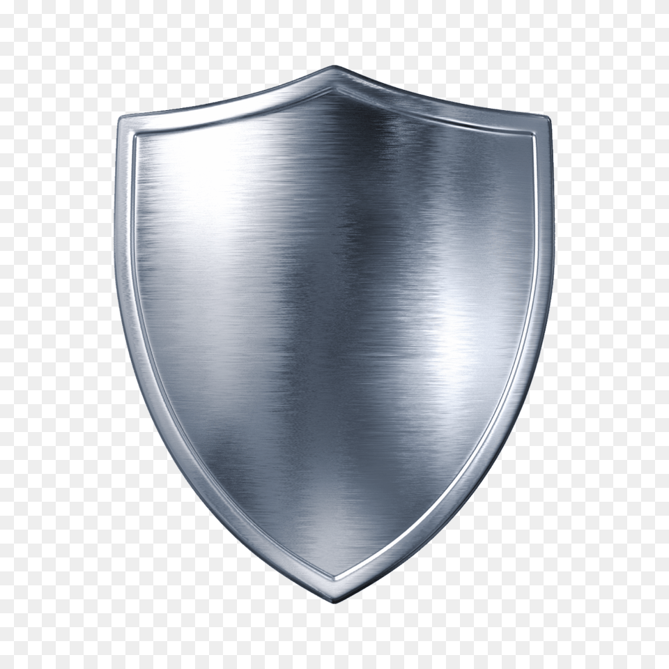Plain Silver Shield, Armor Free Transparent Png