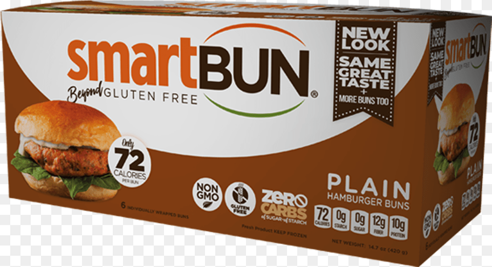 Plain Smartbuns Smart Buns, Burger, Food Free Transparent Png