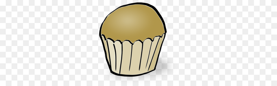 Plain Vanilla Cupcake Clipart, Cake, Cream, Dessert, Food Free Png Download