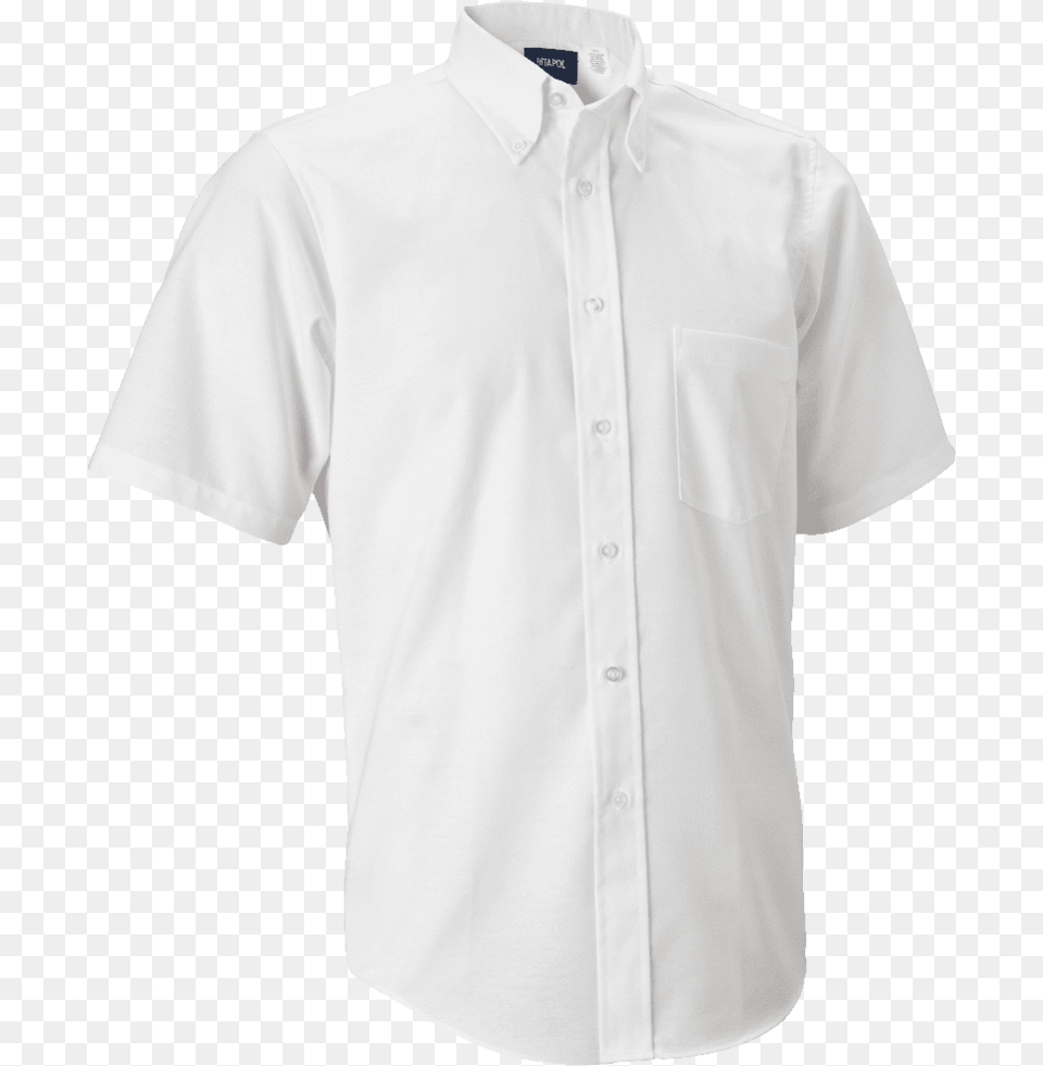 Plain White Half Shirts White Uniform Shirts, Clothing, Dress Shirt, Shirt Free Png Download