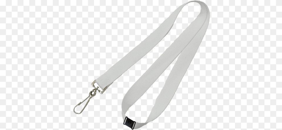 Plain White Lanyard Lanyard White, Accessories, Strap, Leash, Blade Free Png Download