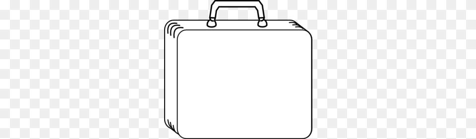 Plain White Suitcase Clip Art, Bag, Briefcase, Baggage Free Png