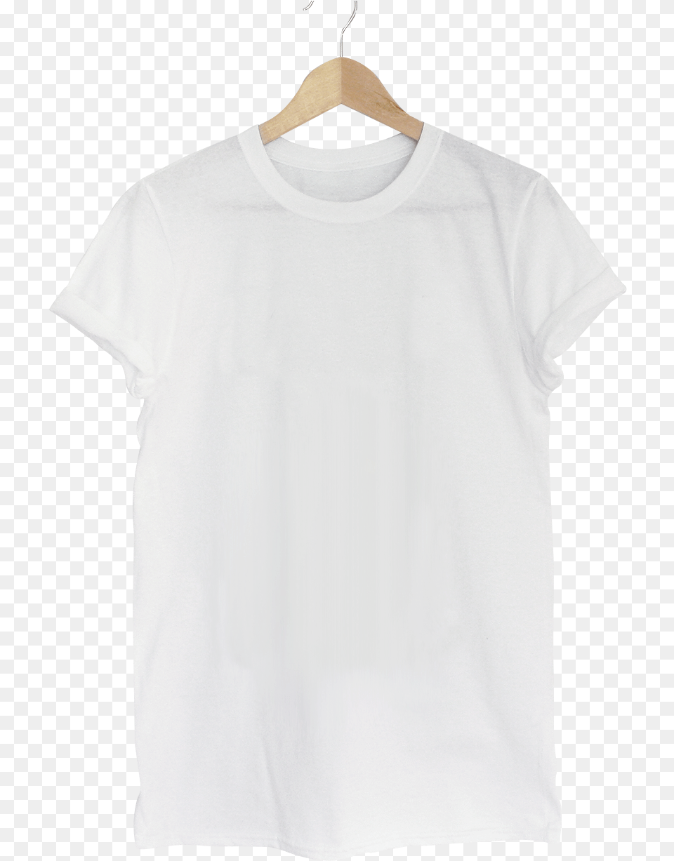 Plain White Tee Clothes Hanger, Clothing, T-shirt, Shirt, Undershirt Free Transparent Png