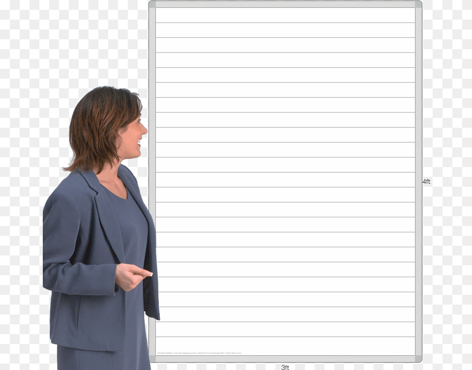 Plain Whiteboard, Adult, White Board, Person, Woman Free Png Download