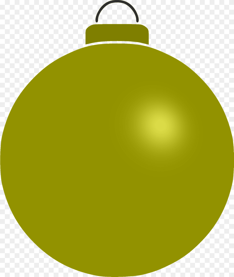 Plain Yellow Bauble Clipart, Ammunition, Weapon, Astronomy, Bomb Free Png