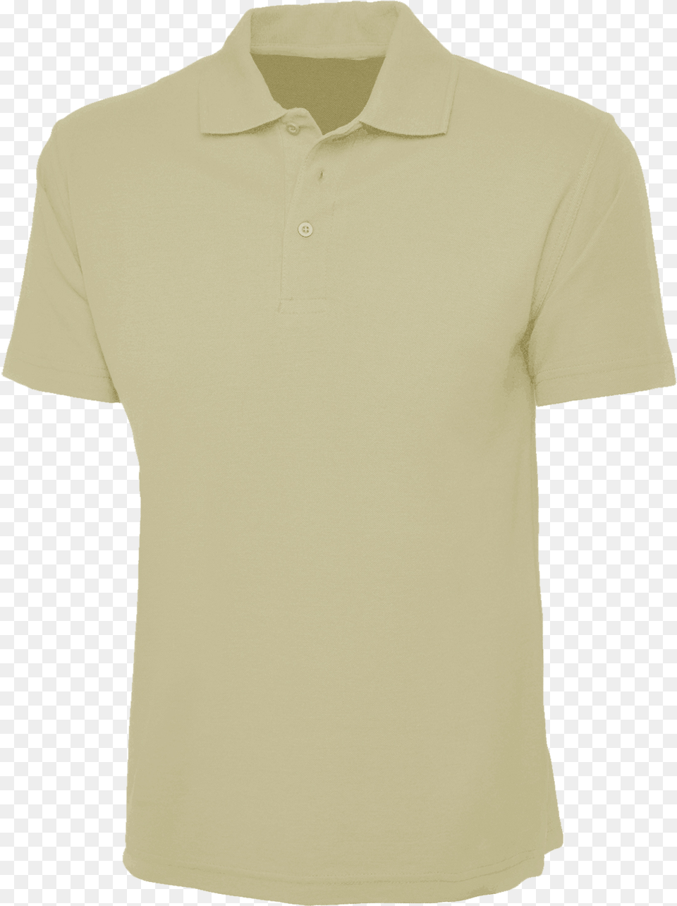 Plain Yellow Gold Polo Shirt Powder Blue Polo Shirt, Clothing, T-shirt, Khaki Png Image